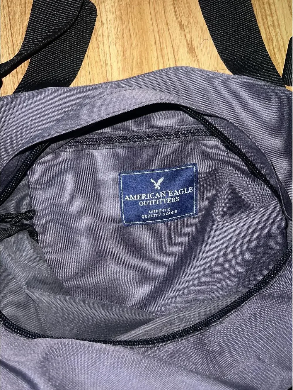 American Eagle Outfitters Gray duffle bag